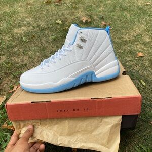 Julia Jordan White and Blue Sneakers